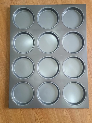 Rk Bakeware China Foodservice revestimento duro anodizado bandeja de pizza de alumínio industrial para uso do fabricante de pizza por atacado